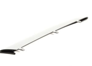 BMW NEW GENUINE 3 SERIES E90 E91 FRONT BUMPER WHITE ALUMINUM TRIM RIGHT O/S SIDE 51117181358