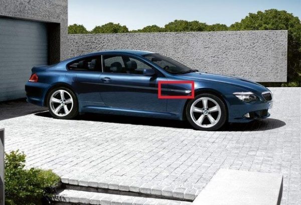 BMW NEW GENUINE 6 E64 E63 WING FENDER FINISHER TRIM MOLDING RIGHT O/S 51137009248 - Image 2