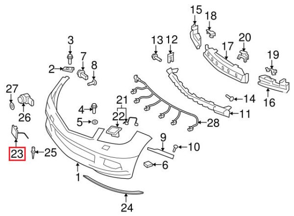 NEW GENUINE MERCEDES BENZ C CLASS W204 FRONT BUMPER TOW HOOK COVER - Image 2