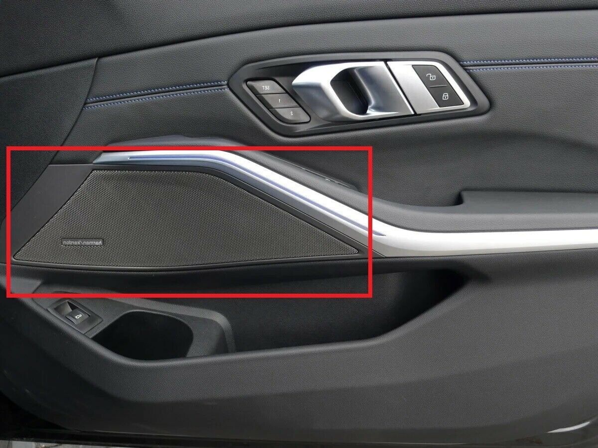 NEW GENUINE BMW 3 SERIES G20 G21 FRONT DOOR LOUDSPEAKER COVER PAIR SET - Image 2