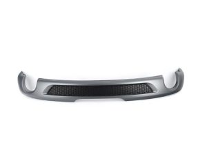 NEW GENUINE AUDI TT 10-14 S-LINE REAR BUMPER DUAL EXHAUST DIFFUSER PLATINUM GREY 8J0807421T1RR
