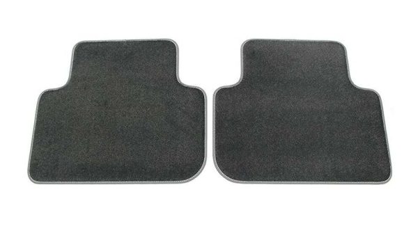 NEW GENUINE AUDI Q3 RSQ3 2019- REAR PREMIUM BLACK TEXTILE FLOOR MATS 83A061276MNO