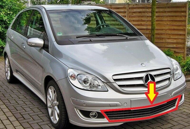 NEW GENUINE MERCEDES BENZ MB B CLASS W245 FRONT BUMPER LOWER CENTER GRILLE A1698850123 - Image 2