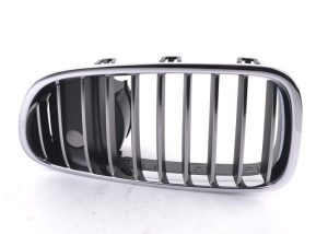 NEW GENUINE BMW 5 SERIES F10 F11 NIVI FRONT LEFT CHROME KIDNEY GRILLE 51137203203