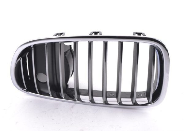 NEW GENUINE BMW 5 SERIES F10 F11 NIVI FRONT LEFT CHROME KIDNEY GRILLE 51137203203
