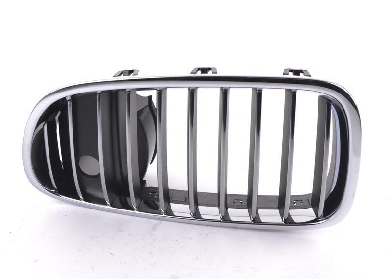 NEW GENUINE BMW 5 SERIES F10 F11 NIVI FRONT LEFT CHROME KIDNEY GRILLE 51137203203