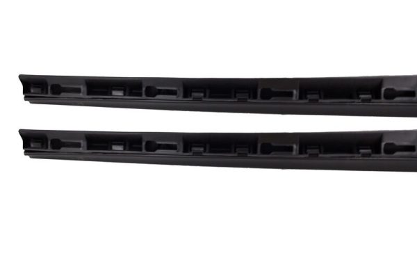 Side Skirts with Side Decals Sticker Vinyl White suitable for VW Golf 7 VII Hatchback (2013-2017) GTI Design - Image 3