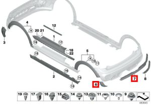 NEW GENUINE MINI F56 F57 REAR JCW BUMPER LOWER LIP BLACK PAIR SET WITH PDC 51627382178+51627382177