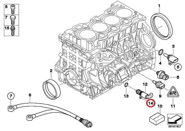 NEW GENUINE BMW 1 2 3 5 SERIES SOLENOID HYDRAULIC VALVE PETROL 11417584990 - Image 4