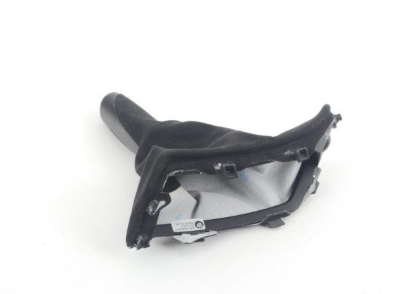 BMW 1 2 NEW GENUINE M PERFORMANCE HANDBRAKE HANDLE SLEEVE CARBON ALCANTARA LHD 34402222538 - Image 3