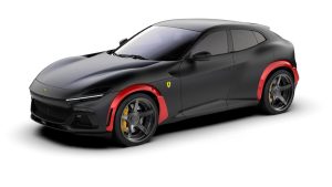 Wheel Arch carbon cover kit pack for Ferrari Purosangue