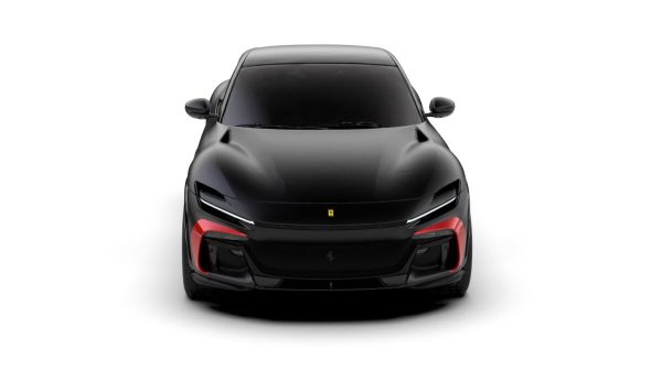 Front bumper vent frame carbon fibre flap for Ferrari Purosangue - Image 2