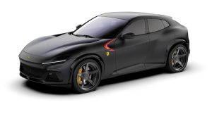 Hood and wing Carbon fibre flap for Ferrari Purosangue front fender vent frame diffuser