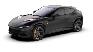 Hood Carbon fibre flap for Ferrari Purosangue vent spoiler frame diffuser