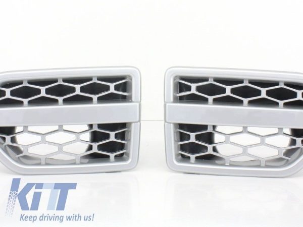Side Vents  suitable for Land ROVER Range ROVER Discovery IV (2010-up) Silver Autobiography Design - Image 4