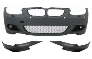 Front Bumper suitable for BMW 3 Series E92 E93 (2006-2009) with Bumper Splitters Spoiler Non-LCI Coupe Cabrio M-Technik Look