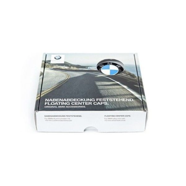 GENUINE BMW 4x Floating Wheel Center Cover Hub Caps 65mm - Image 5