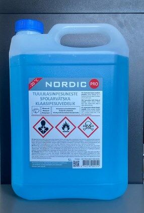 Winter windshiled windscreen washer fluid -20c - 5 Liters