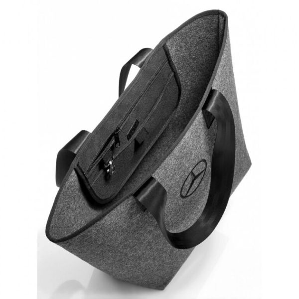 Genuine Mercedes Shopping Carry Bag/ Handbag Grey 26 x 42 x 14cm - Image 3