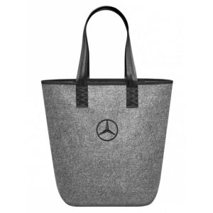 Genuine Mercedes Shopping Carry Bag/ Handbag Grey 26 x 42 x 14cm