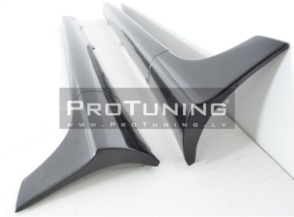 V look Sideskirts addons / Sill covers For Golf VI MK6 08-13 - Image 3