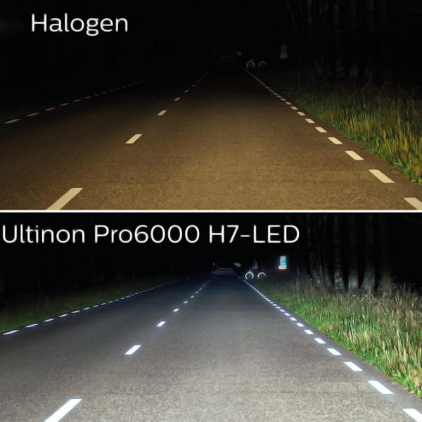 PHILIPS LED H7 Bulbs (2 pcs.) Ultinon Pro6000 +230% more light. Street legal - Image 6