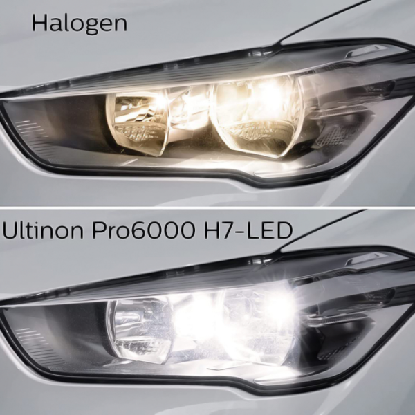 PHILIPS LED H7 Bulbs (2 pcs.) Ultinon Pro6000 +230% more light. Street legal - Image 7