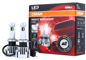 OSRAM Night Breaker LED H7 Bulbs (2 pcs.) Next Generation +220% more light. Street legal