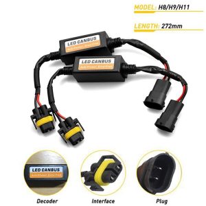 H8 / H9 / H11 LED Smart Canbus error free module warning canceler For H8 / H9 / H11 bulbs