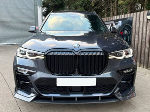 Carbon Look Aero Body Kit Black Knight Design For BMW X7 G07 M-Sport