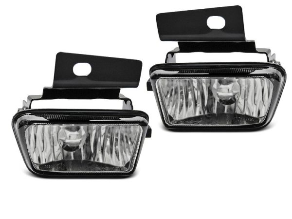 Clear Chrome fog lights with bracket for VW Golf II / Jetta MK2 - Image 3