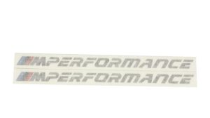 GENUINE NEW BMW M PERFORMANCE DECAL SET 2PCS 51142413970