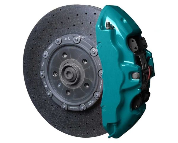 Foliatec brake caliper Heat resistant paint, color: Miami Beach Blue