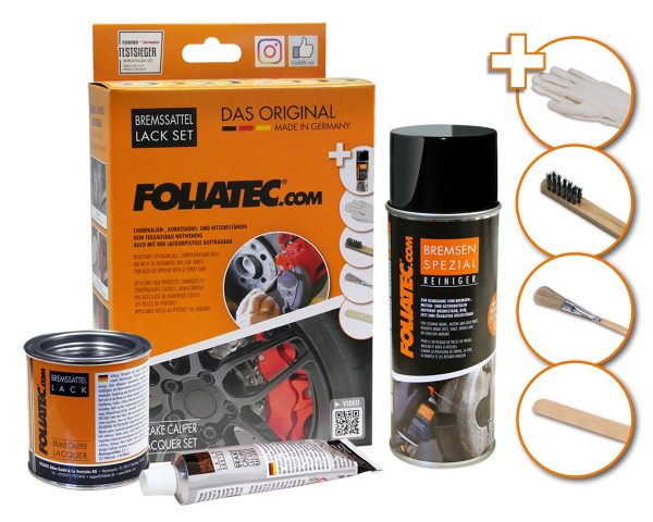 Foliatec brake caliper Heat resistant paint, color: Miami Beach Blue - Image 3