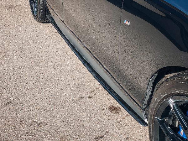 1 Ser F20 F21 Diffusers for Side skirt addons Performance skirts ABS Gloss - Image 2