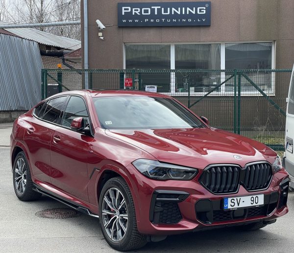 X6 G06 M Sport Side skirts addons Performance Carbon blade spoilers - Image 4