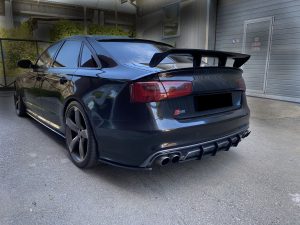 RS Performance Rear trunk spoiler wing For Audi A6/ S6 4G C7 11-18
