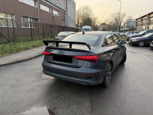 RS Rear trunk spoiler Wing LMS TCR Style for Audi A3 S3 8Y Saloon 2020+