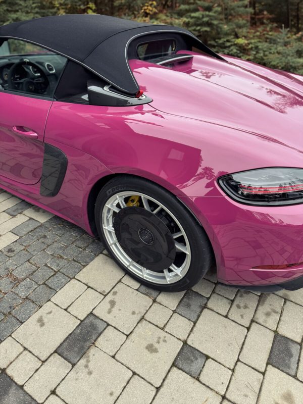 Aerodynamic aero disc set rear wheel discs covers for the Porsche Cayman GT4 RS 718 - Image 9