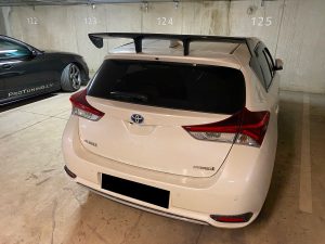 STW DTM Look Rear trunk spoiler Wing For Toyota Auris MK2 E180 12-18