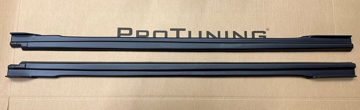 Black Gloss Performance Side skirts addons / Blades / diffusers / sill covers with Wing For Audi Q2 GA 2016-2020 - Image 4