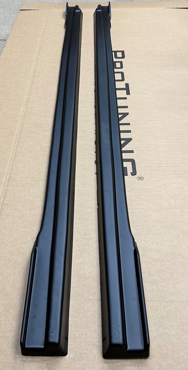 Black Gloss Performance Side skirts addons / Blades / diffusers / sill covers with Wing For Audi Q2 GA 2016-2020 - Image 5