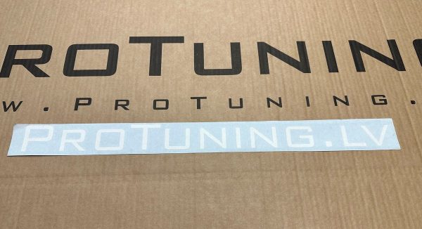 ProTuning.lv sticker White 50cm x 3cm - Image 2
