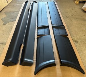 M-Technic II Side Door pods/ fender panels/ Sideskirts For E30 83-91 Coupe/ Cabrio MT2 2D - ABS