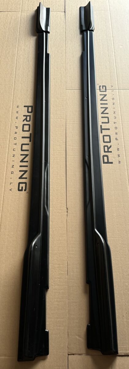 Performance Side skirts addons / Blades / diffusers / sill covers with Wing For Mercedes S-Class W221 long version 09-13 - Image 5