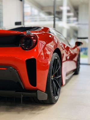 Taillight fin for Ferrari 488