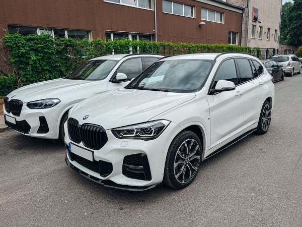 RS side lip splitter diffuser For BMW X1 F48 M Sport sideskirts - Image 4