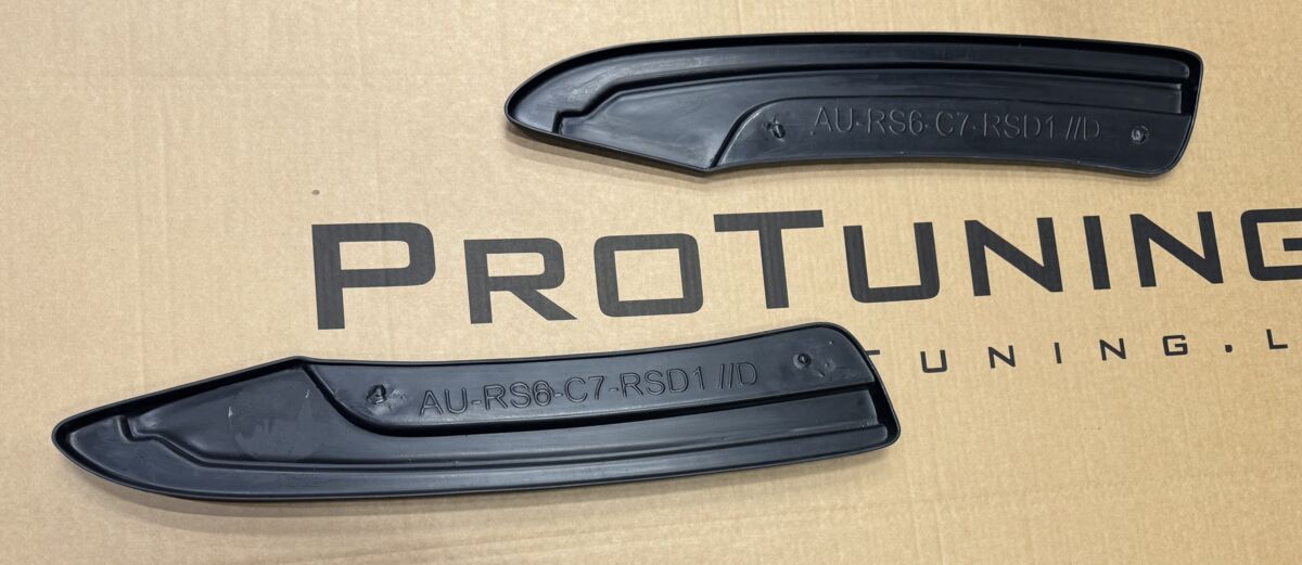 Maxton Design Rear Bumper Side Flaps For Audi RS6 C7 (4G) 2013-2018 - Image 2