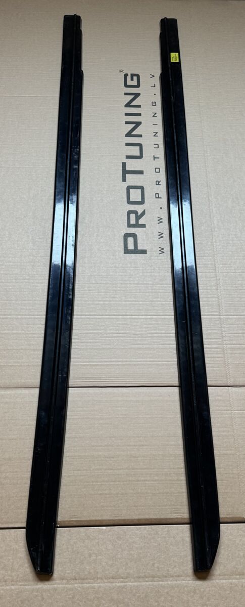 Black Gloss Performance Side skirts addons / Blades / diffusers / sill covers For Audi A6 C6 (4F) 2004-2011 - Image 4