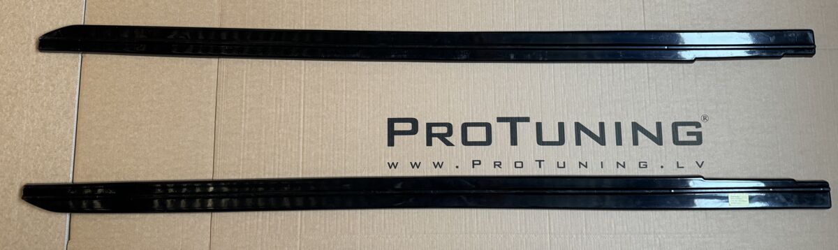 Black Gloss Performance Side skirts addons / Blades / diffusers / sill covers For Audi A6 C6 (4F) 2004-2011 - Image 5